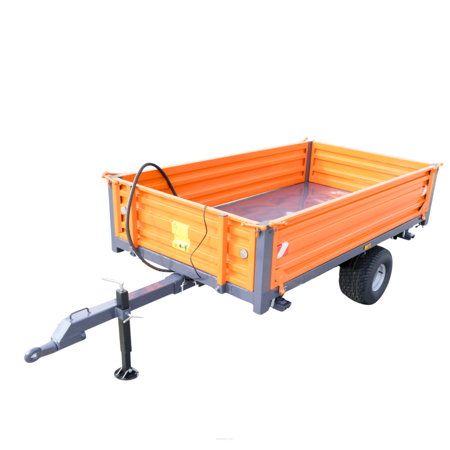 Przyczepa 1500 BIG GG+ kiper 3-stronny 135x240x40 cm