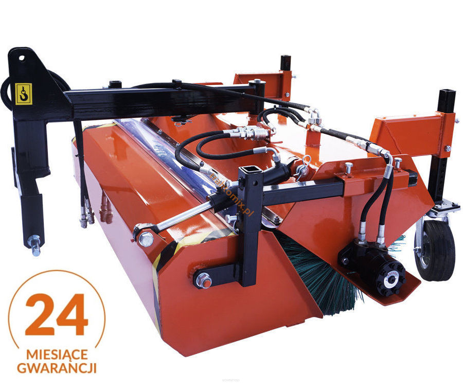 Zamiatarka z napędem hydraulicznym SW130 z koszem PPN + STAL