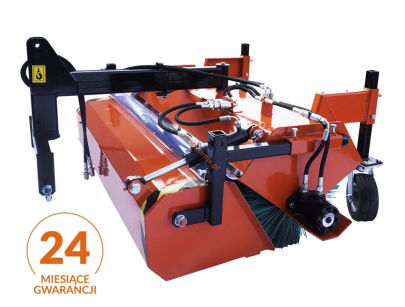 Zamiatarka z napędem hydraulicznym SW130 z koszem PPN silnik 50 L