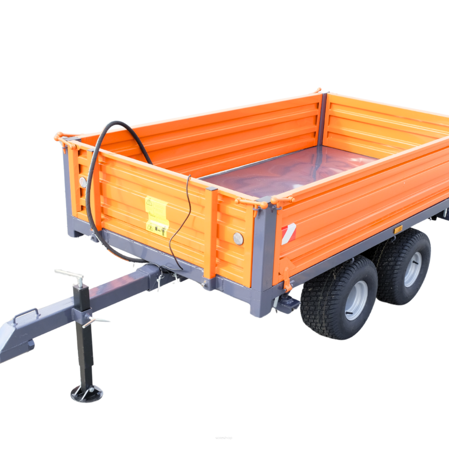 Przyczepa 2.5/2 GG+ kiper 3-stronny 135x240x40 cm