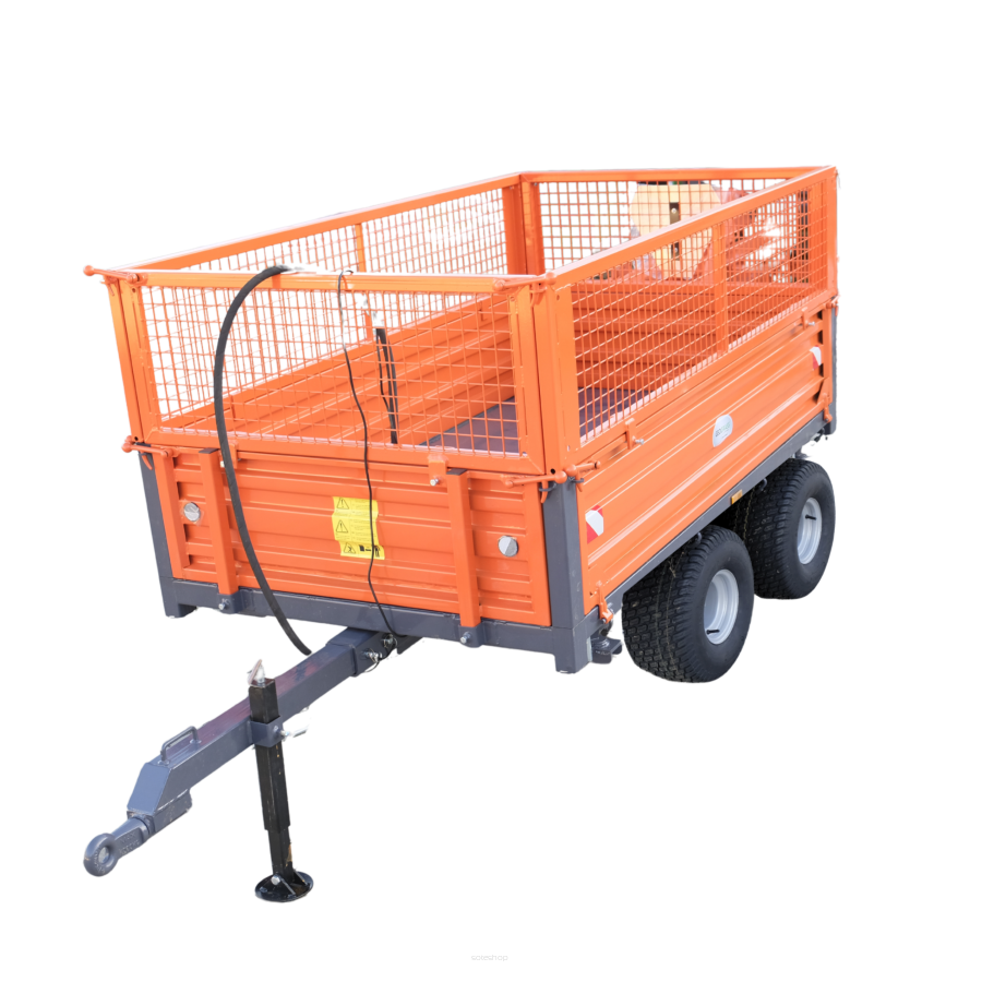 Przyczepa 2.5/2 GG + kiper 3-stronny 135x240x40 + 48cm