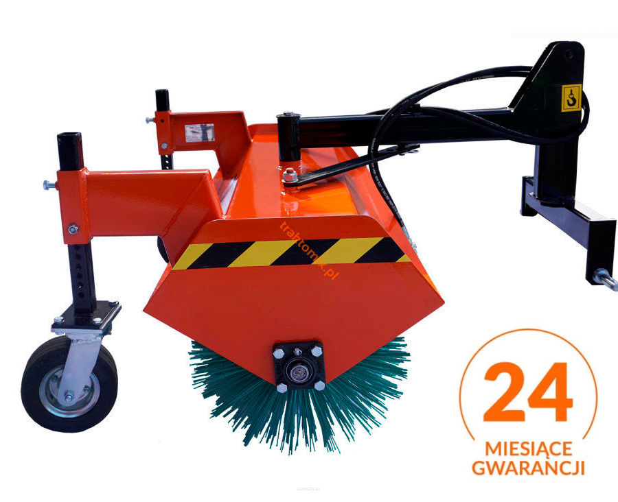 Zamiatarka z napędem hydraulicznym SW130 bez kosza PPN + STAL silnik 50 L